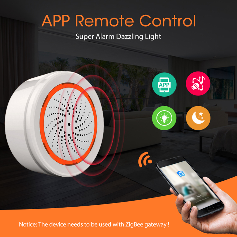 Tuya Zigbee Sound Light Sensor - Home Security Alarm System avis et prix