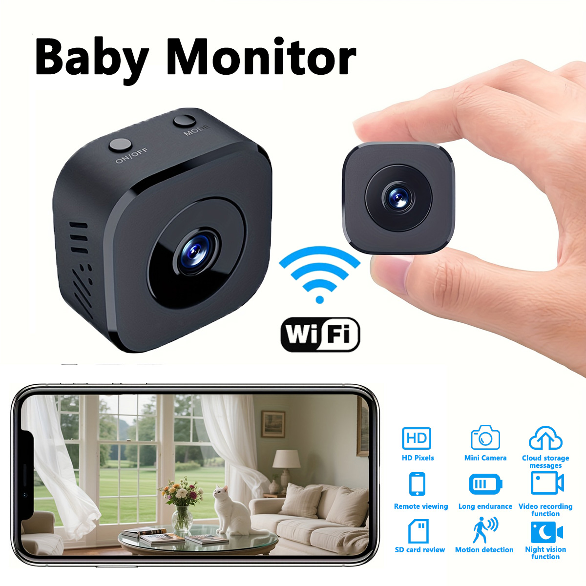 1080P HD Mini WiFi Camera Indo - Home Security Wifi Camera avis et prix
