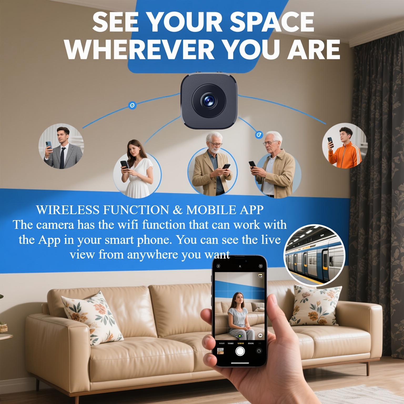 1080P HD Mini WiFi Camera Indo - Home Security Wifi Camera avis et prix