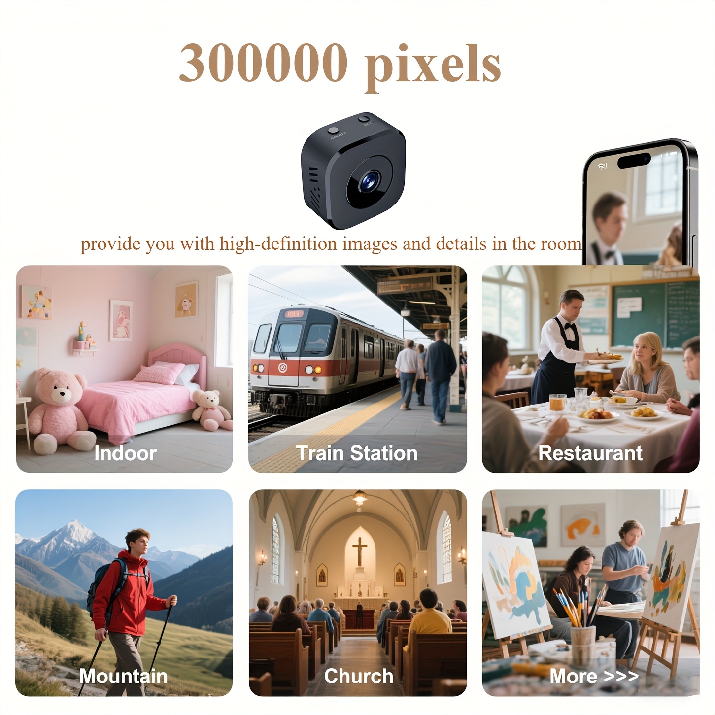 1080P HD Mini WiFi Camera Indo - Home Security Wifi Camera avis et prix