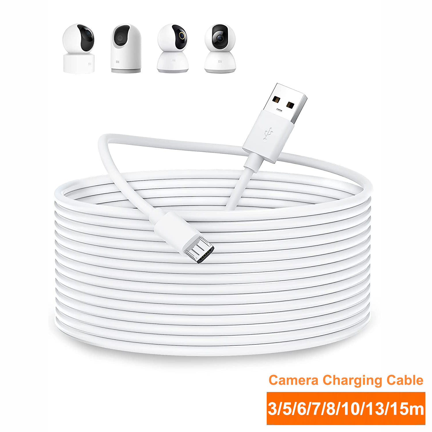 3~13m Micro USB Extension Cabl - Xiaomi Home Security 360 avis et prix