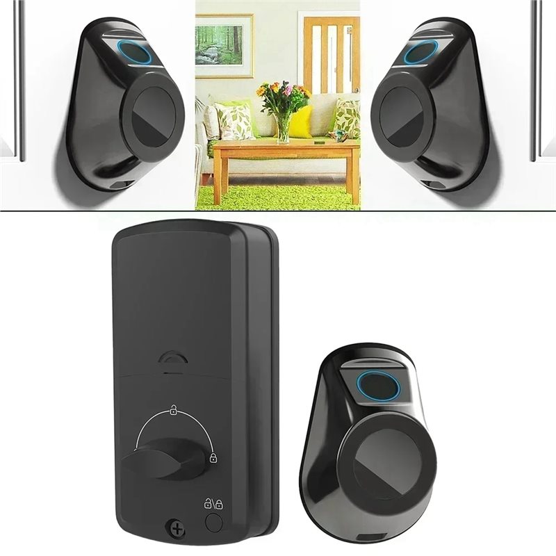 A73E-Fingerprint Door Lock Wit - Home Security Features avis et prix