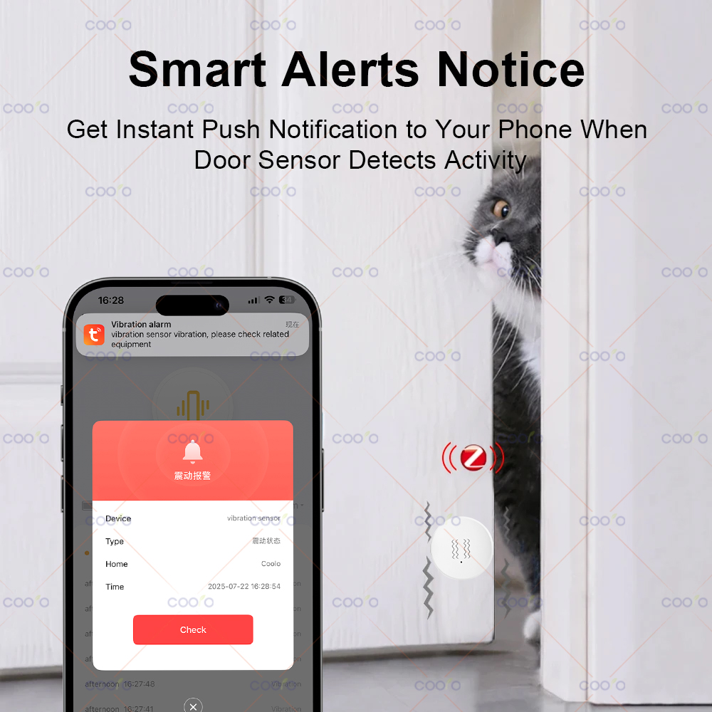 ZigBee Tuya Smart Vibration Se - Home Security Alarm System avis et prix