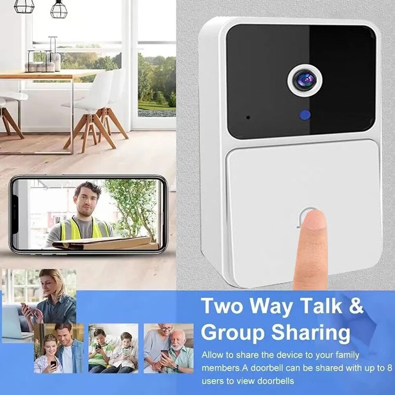 Wireless WiFi Video Doorbell f - Home Security Features avis et prix