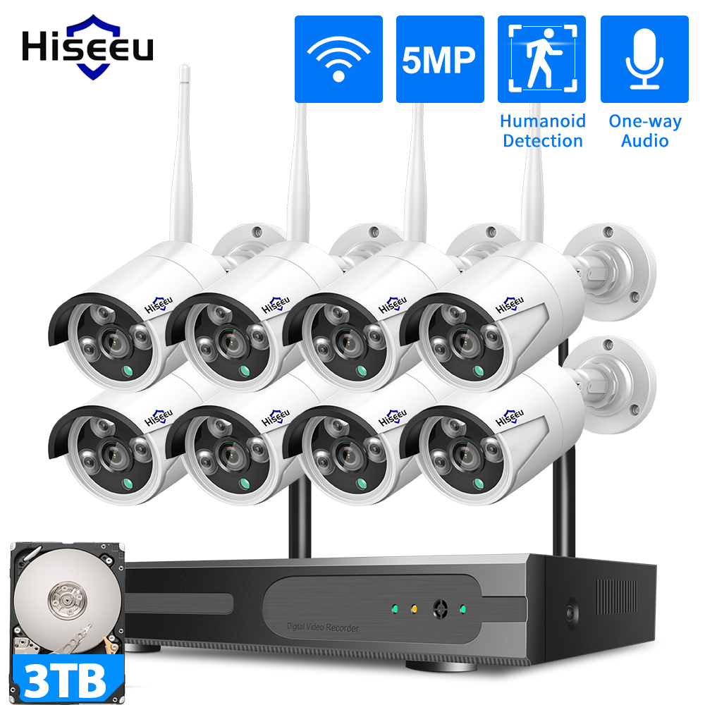 Hiseeu 3/5/8MP WiFi CCTV Camer - Home Security Wifi Camera avis et prix