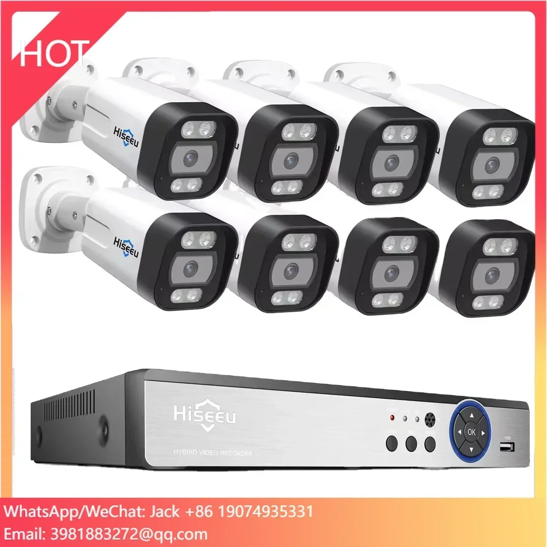 Hiseeu 4K 8channel 8mp Outdoor - Home Security And Camera Systems avis et prix