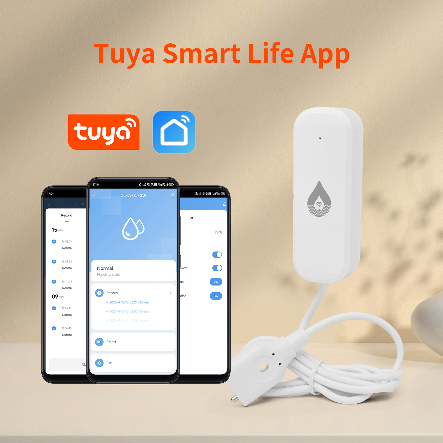 YFK Tuya WiFi Water Leakage Se - Home Security Technology avis et prix