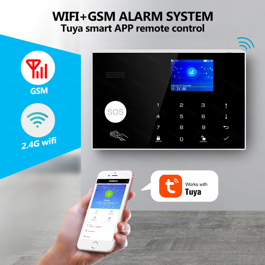 KERUI G30 Alarm System for Hom - Keypad Alarm Panel avis et prix
