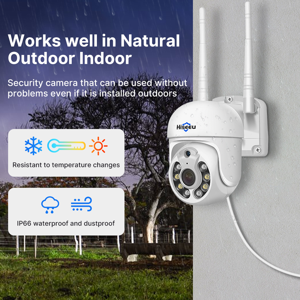 Hiseeu 5MP WiFi CCTV Camera Se - Home Security Wifi Camera avis et prix