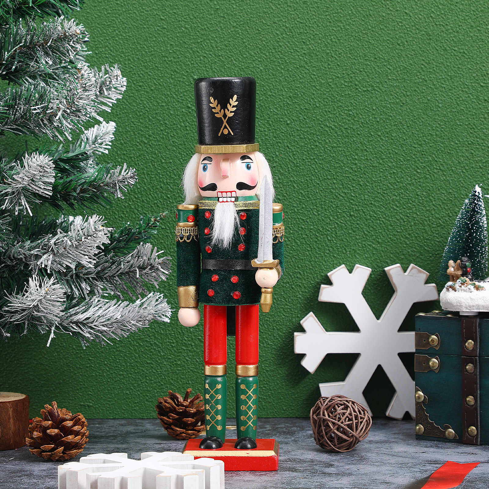 1Pcs Nutcracker Puppet Ornamen - Home Security Service avis et prix