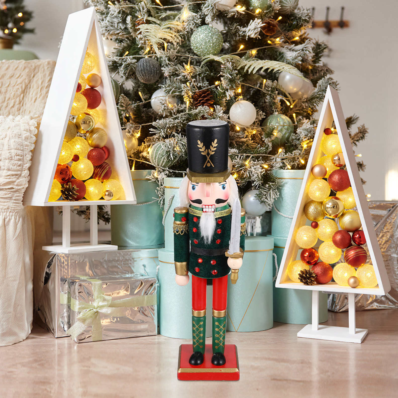 1Pcs Nutcracker Puppet Ornamen - Home Security Service avis et prix