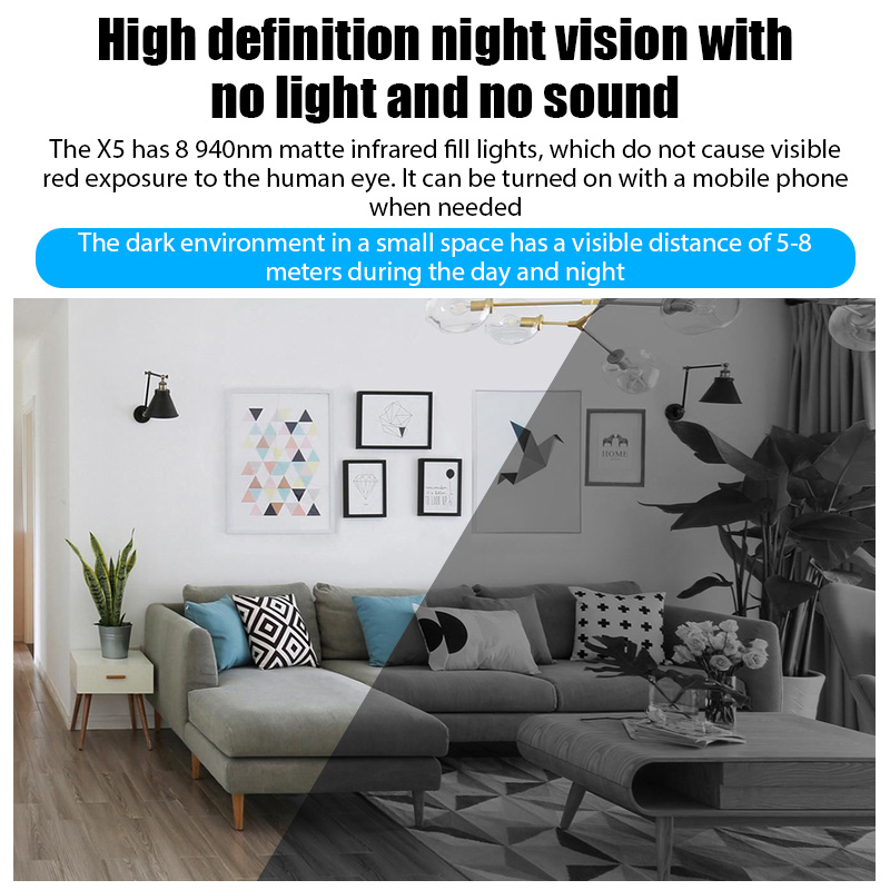 X5 Mini Camera HD 1080P Intell - Home Security Recorder avis et prix
