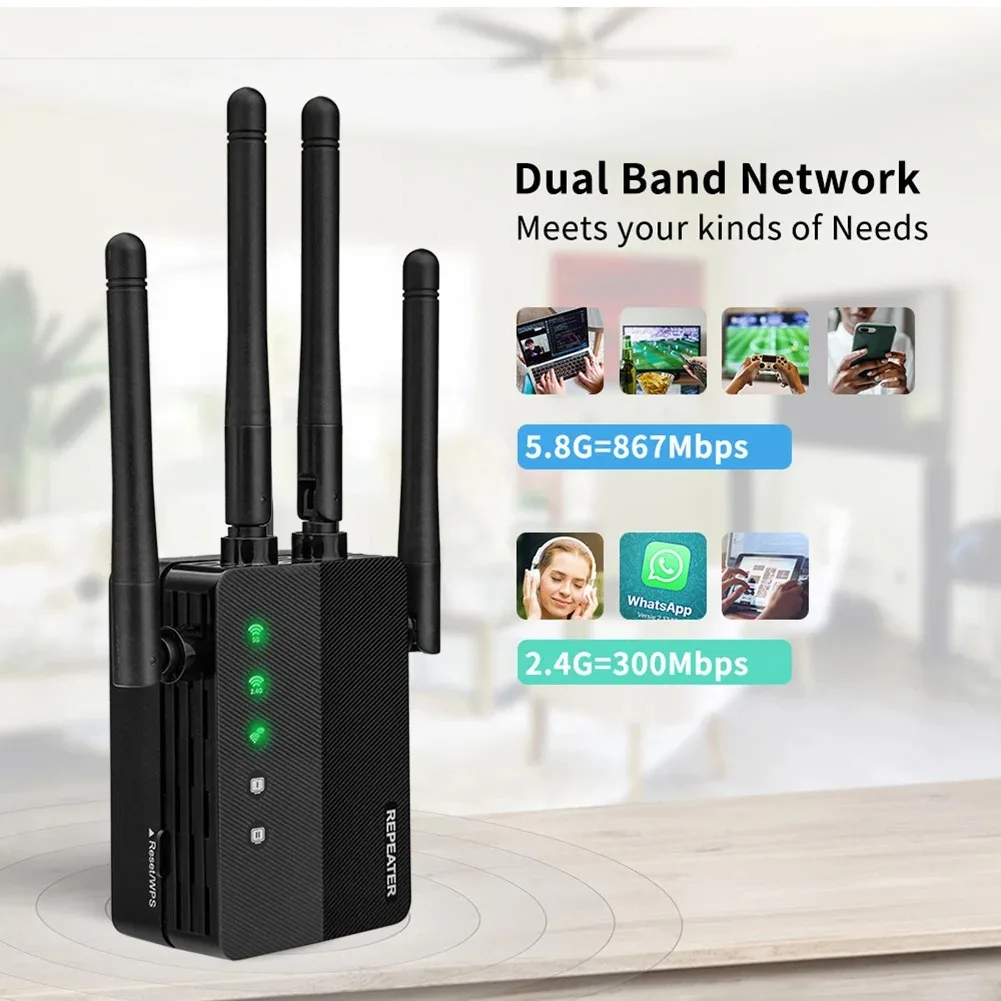 WiFi Extender Featuring 2.4/5. - Home Security Features avis et prix