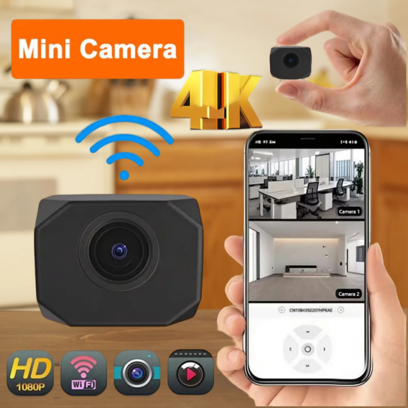 4K HD WiFi Security Camera for - Home Security Recorder avis et prix