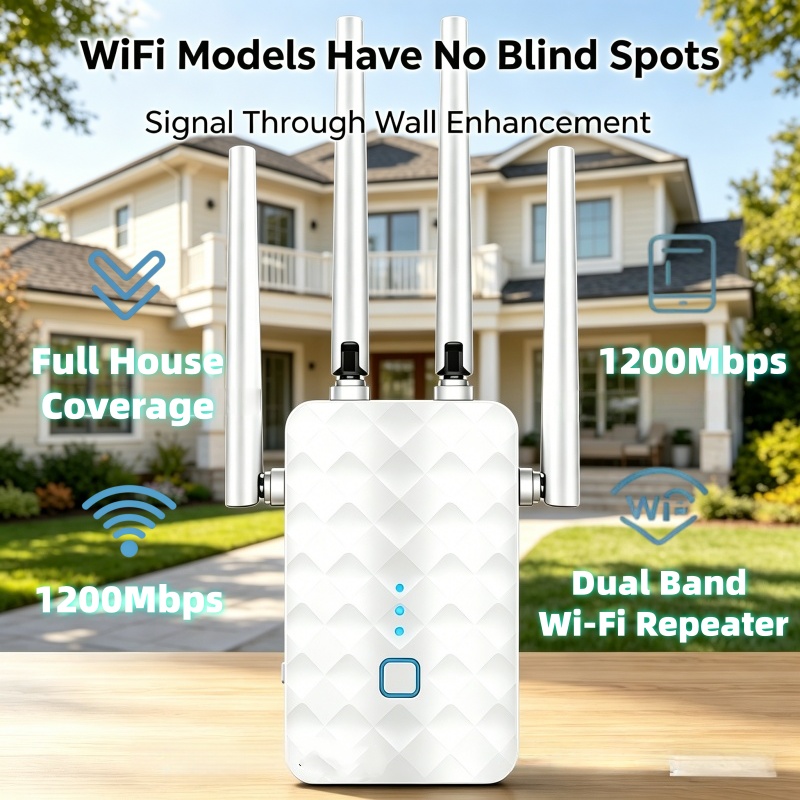 1200Mbps WiFi Repeater Wireles - Home Security Wireless avis et prix