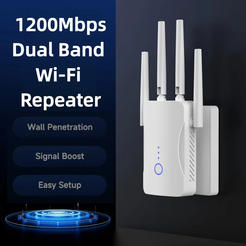 2.4G/5GHz Dual Band WiFi Repea - Home Security Wireless avis et prix