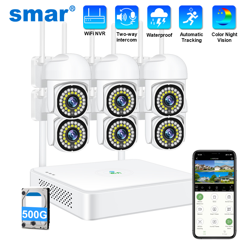 Smar 3MP Wireless CCTV Securit - Home Security Indoor Cameras avis et prix