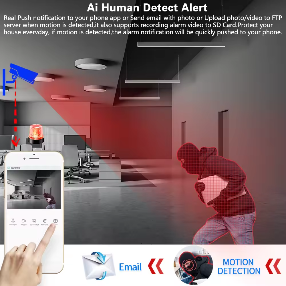 5MP 16PCS AHD Security Camera  - Home Security And Camera Systems avis et prix