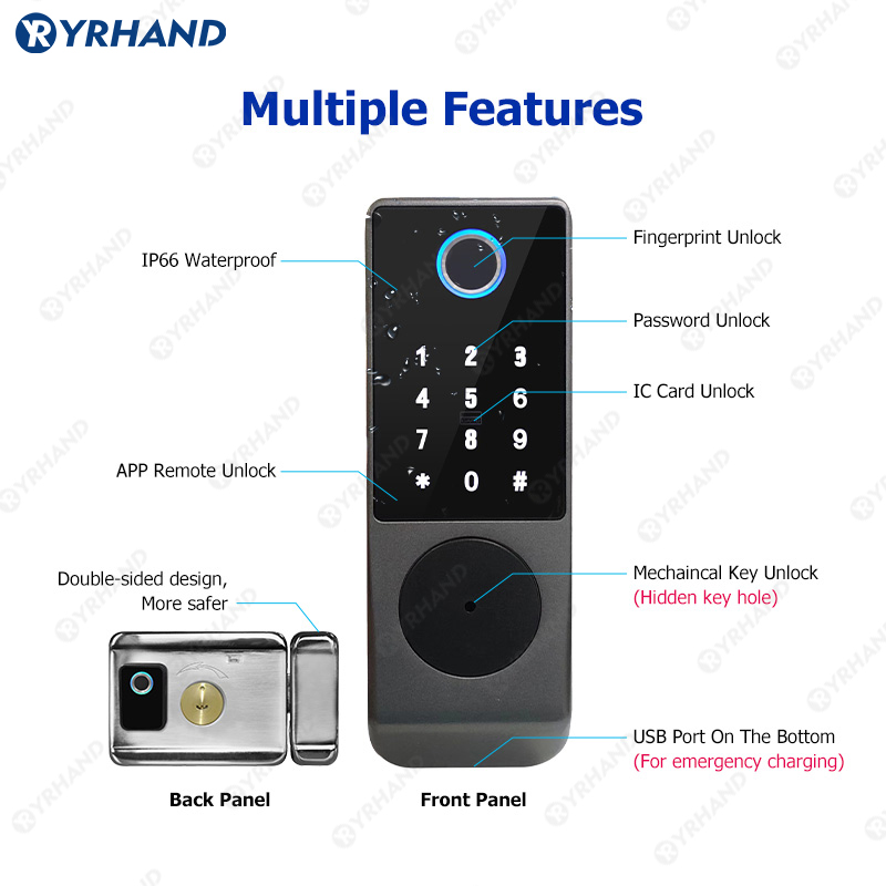 Tuya Smart lock Waterproof Wif - Home Security Keypad avis et prix