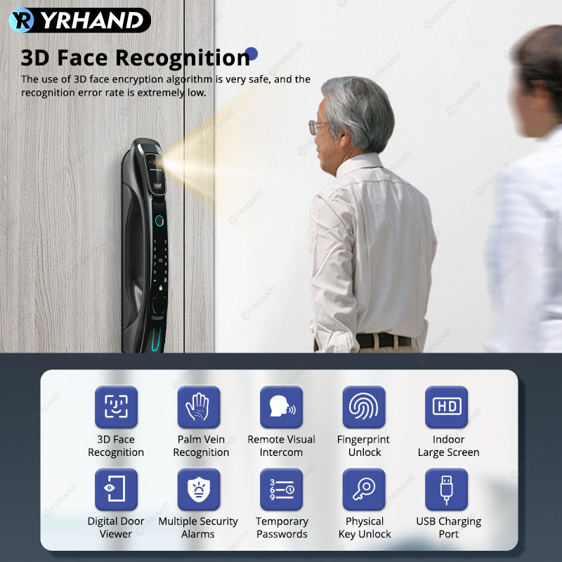 Smart Lock 3D Face Recognition - Home Security Keypad avis et prix