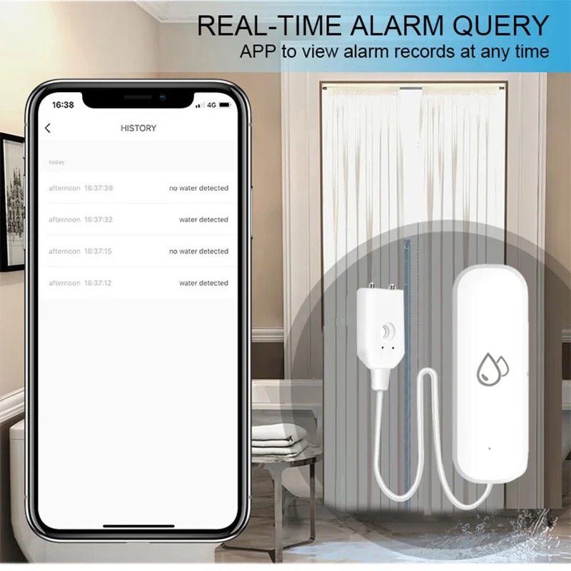 Smart Home Zigbee Water Leak D - Home Security Alarm System avis et prix